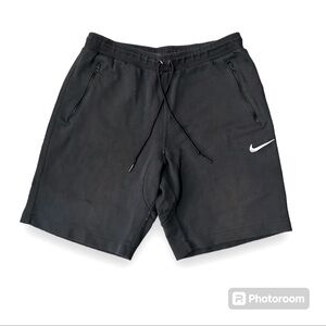 Nike Black Drawstring Sweat Shorts Men’s Size XL